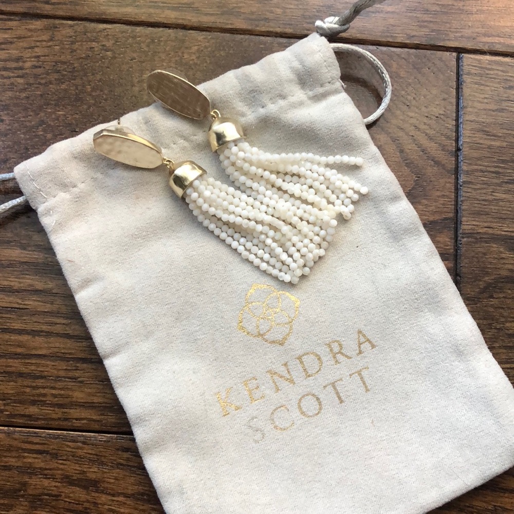 Kendra Scott beaded tassel earrings